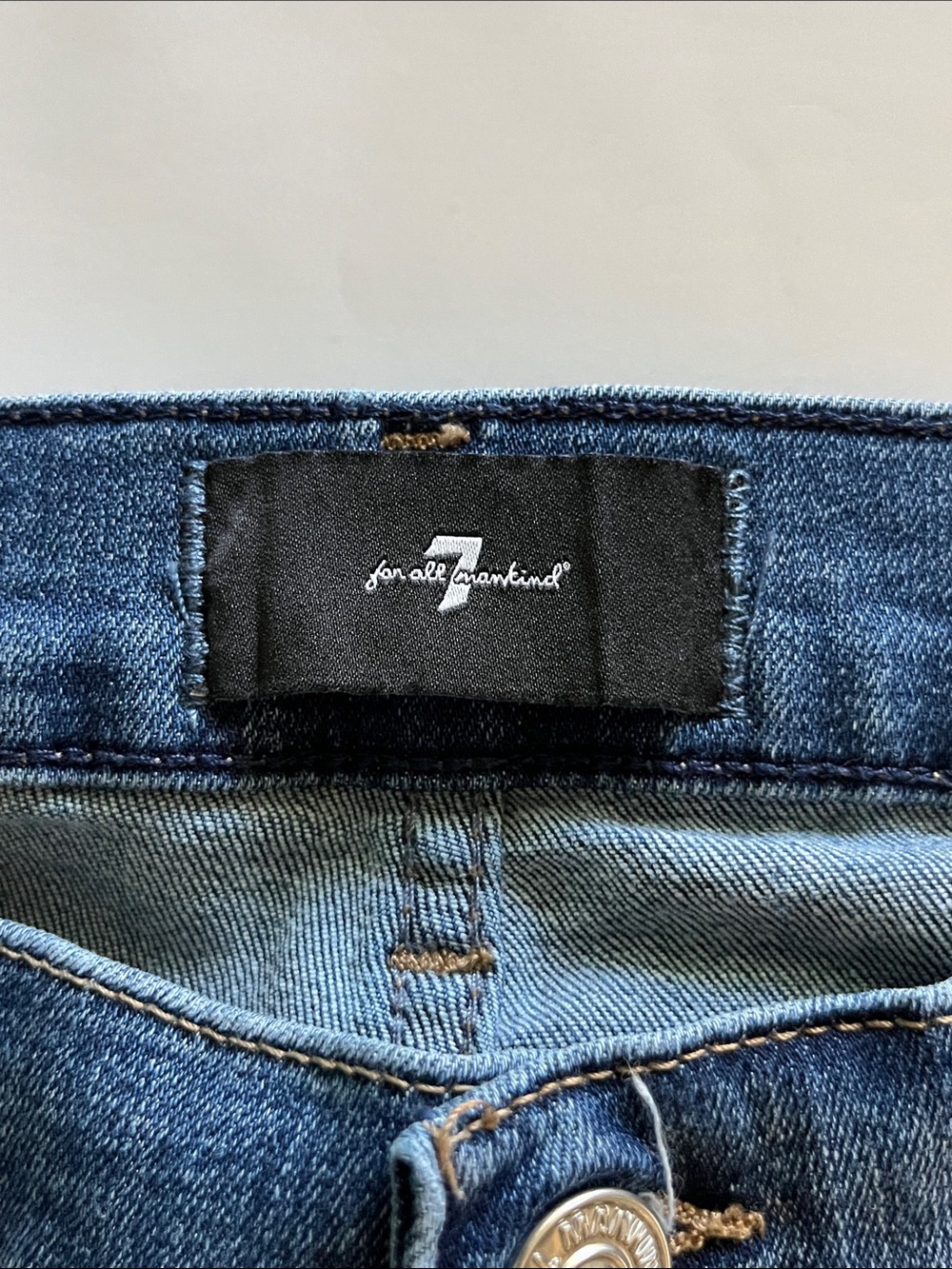 7 For All Mankind Tailorless Dojo High Rise Size 31 - Picture 10 of 16